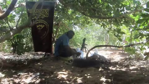 Al-Quds Brigades shows scenes of its mujahideen bombing with mortar shells
