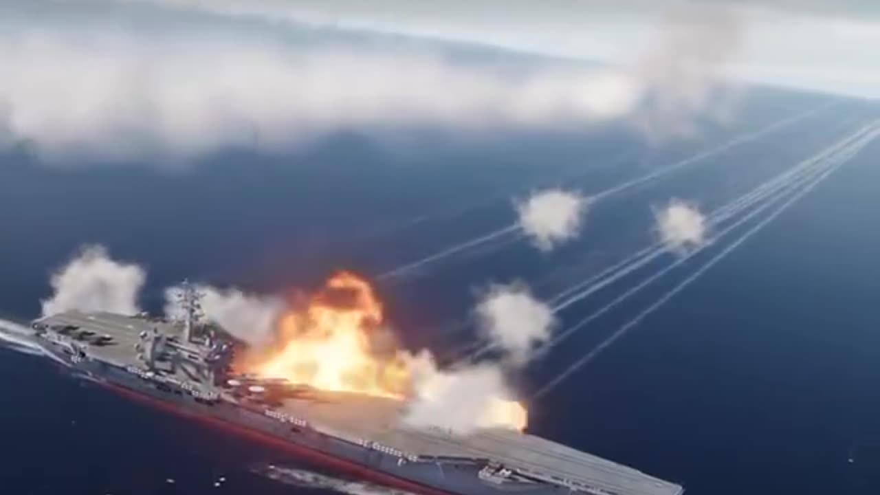 CCP Releases Video of PLA Navy Bombers Destroying a US Navy Aircraft Carrier Group