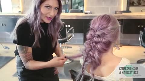 Mermaid Curly Hairstyle