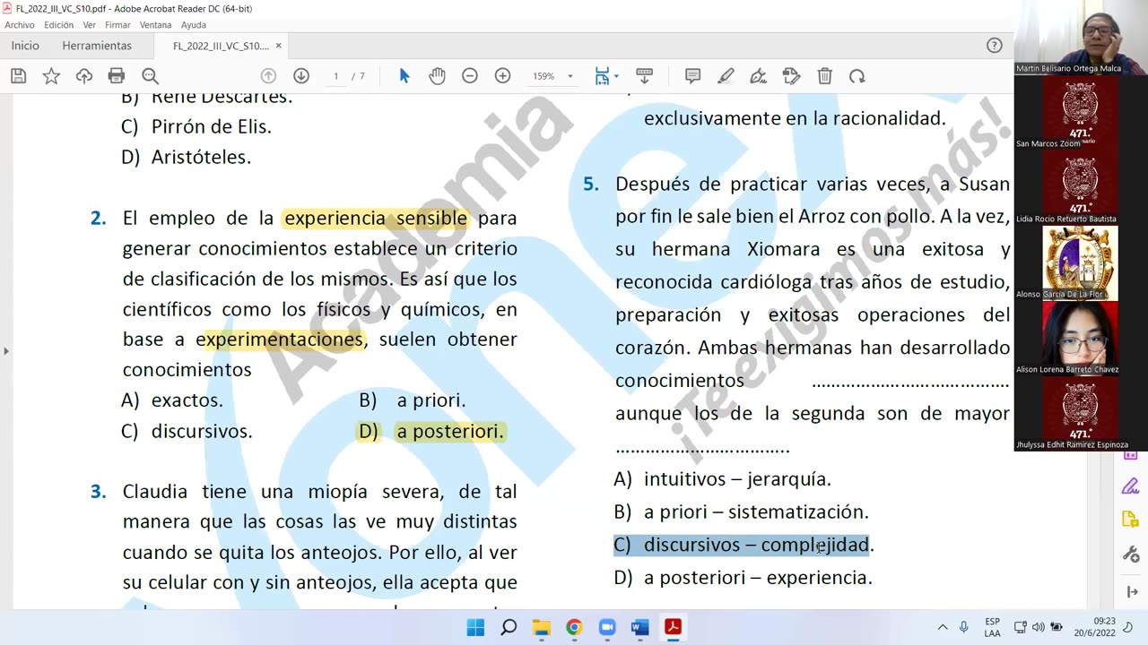 VONEX SEMESTRAL INTENSIVO | SEMANA 10 | FILOSOFÍA