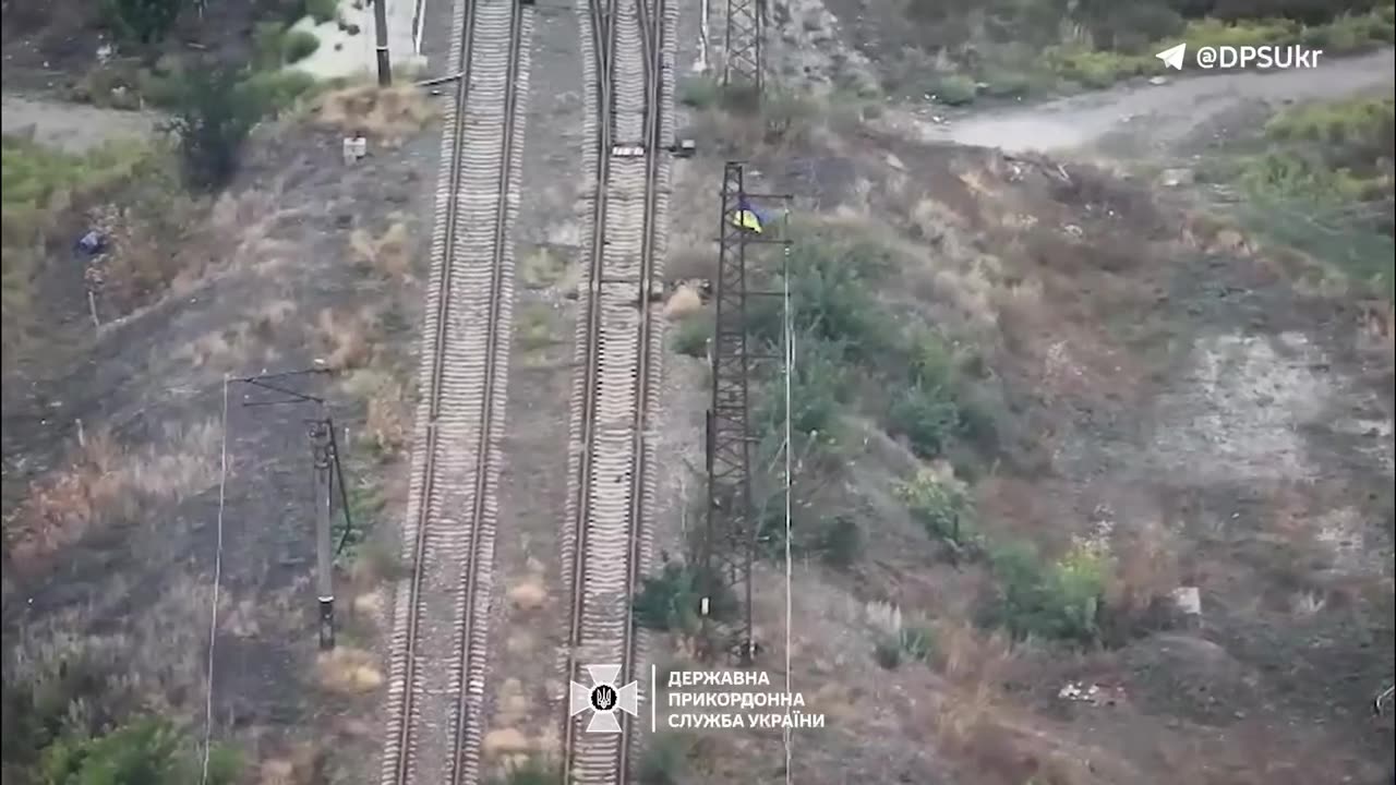 🇺🇦 Ukrainian flag over Kurdyumivka