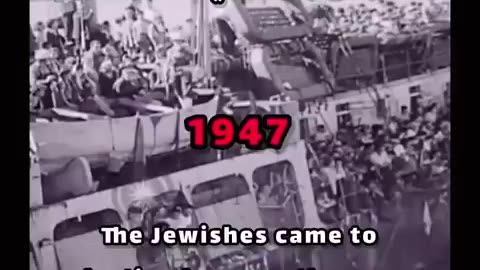 J3ws Admit That There Was No “Israel” When They Came To Palestine As Refugees After WW2.