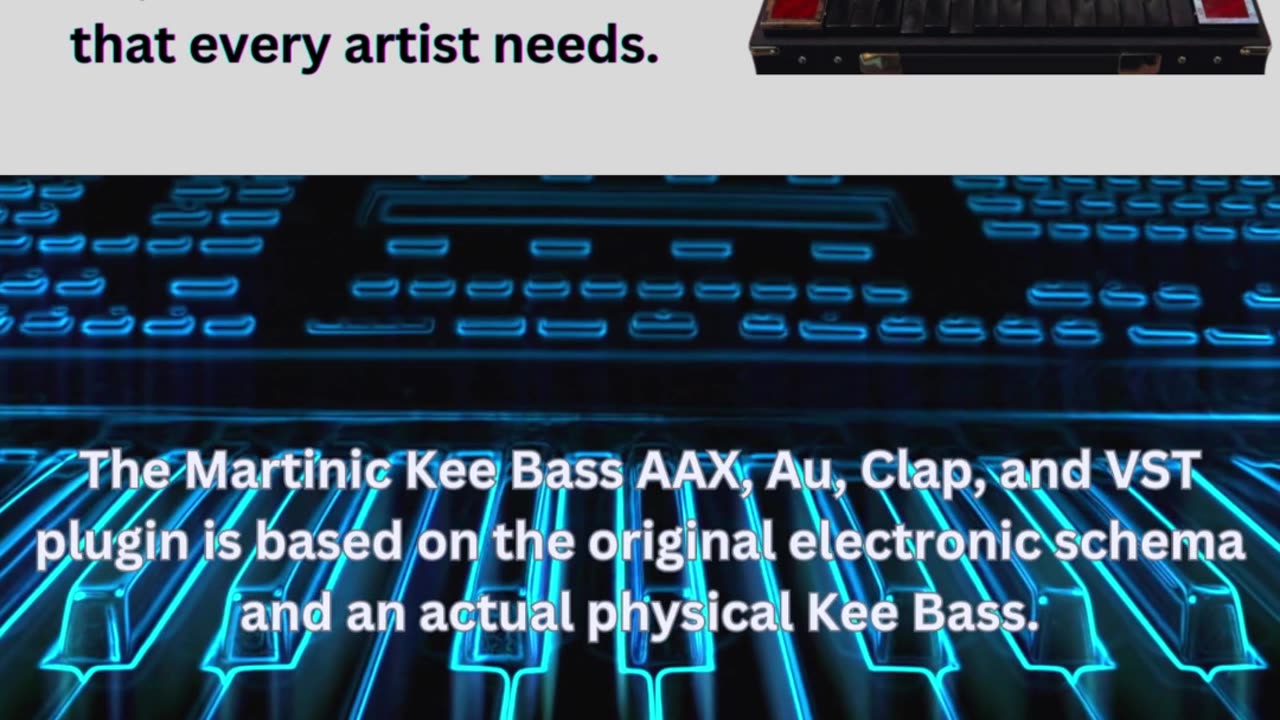 Martinin kee Bass AAX, Au, Clap ,VST