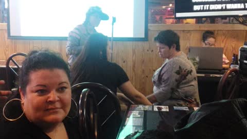 Karaoke fun tonight