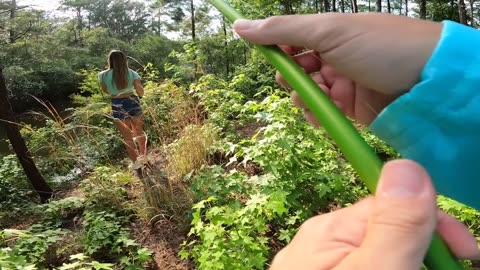 #Amazing fishing in HIDDEN Pond!