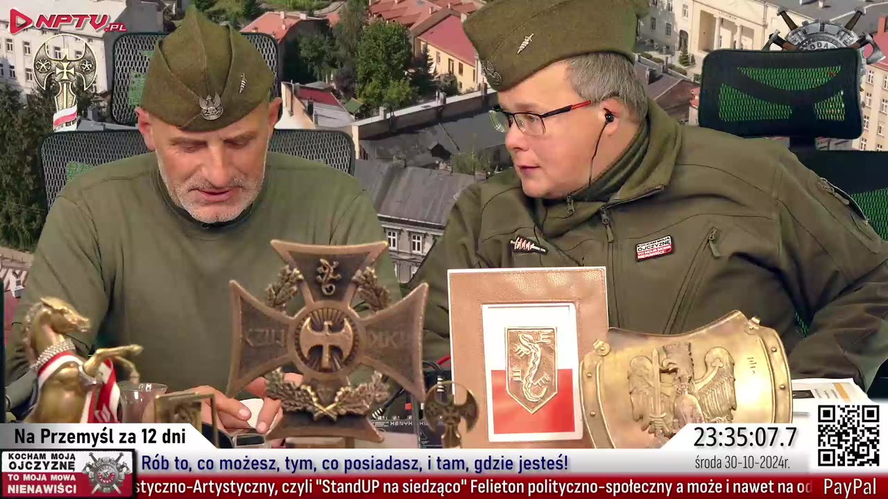 Na Przemyśl za 12 dni. Śr. 30.10.2024r. W. Olszański, M. Osadowski Rodacy Kamraci NPTV.pl