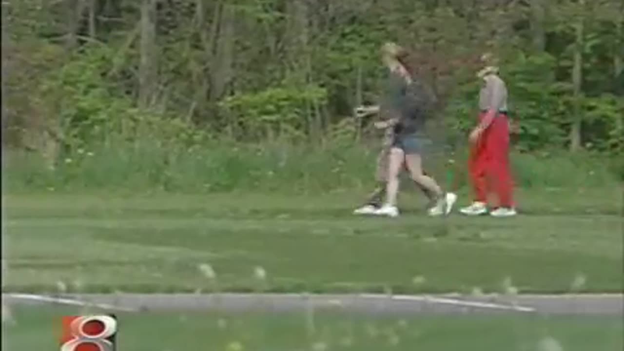 April 29, 2004 - 85 Year Old Florence Rumrill Preps for Indianapolis Mini Marathon