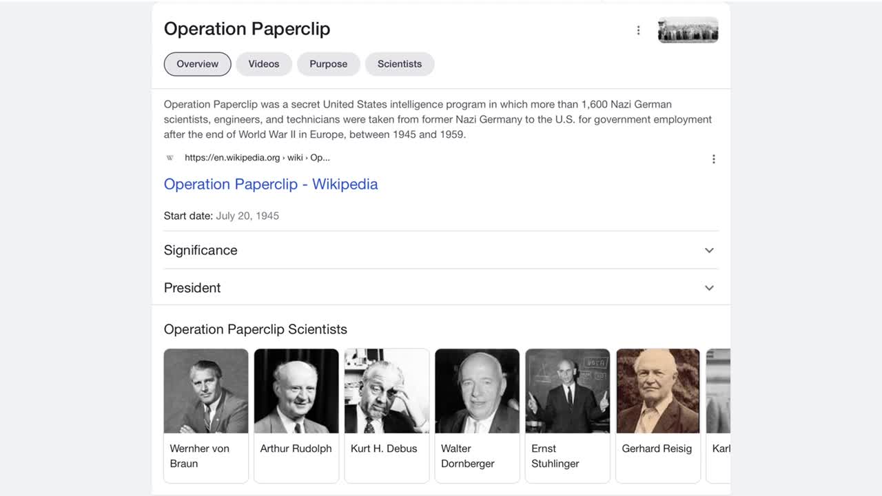 Operation paperclip