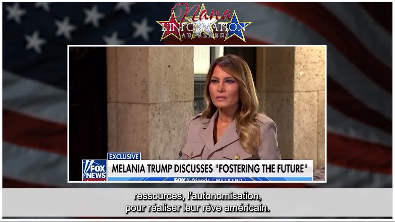 Première Entrevue de Mélania Trump avec Fox News depuis son départ de la maison blanche