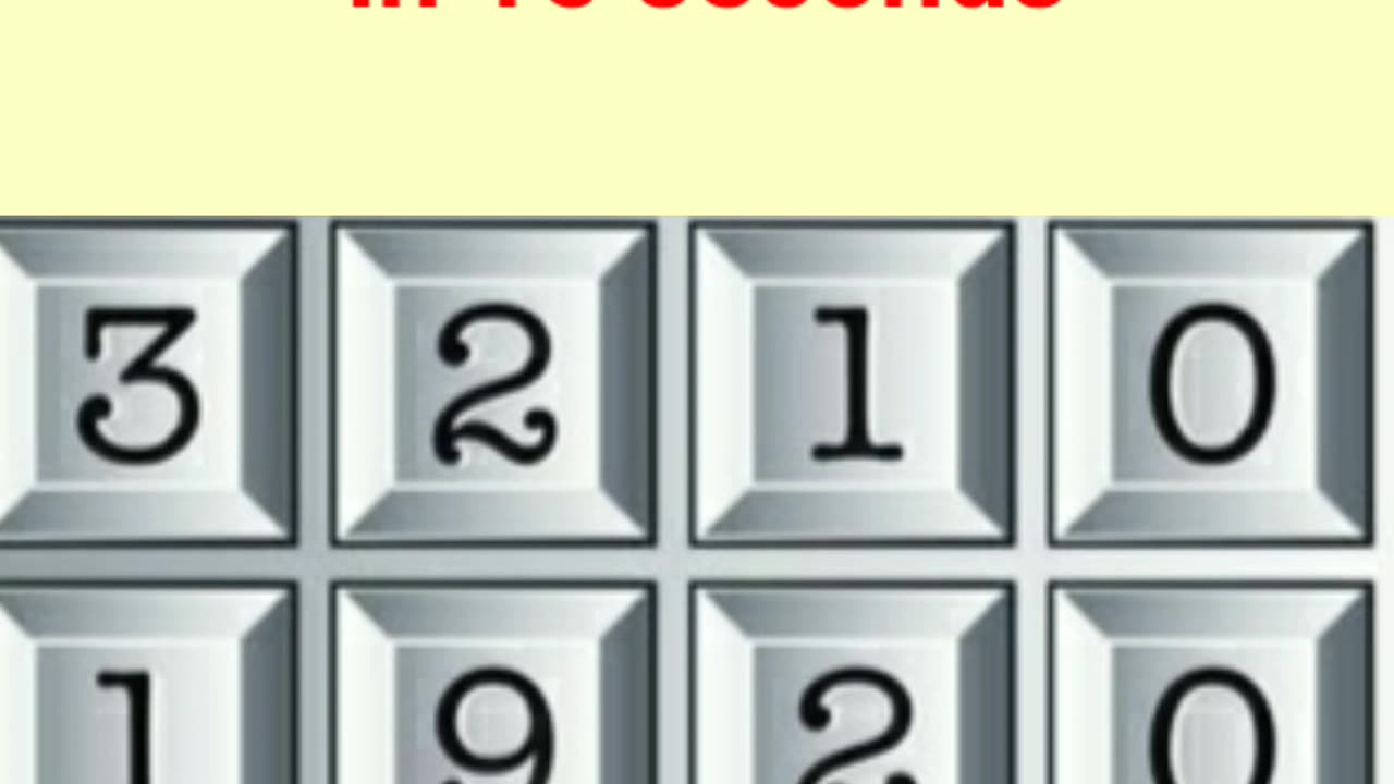 Who will solve it in 15 seconds
