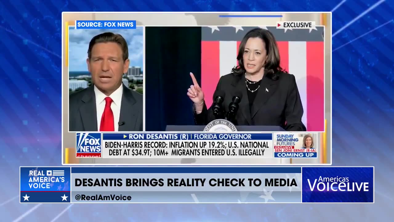 DESANTIS BRINGS REALITY CHECK TO MEDIA