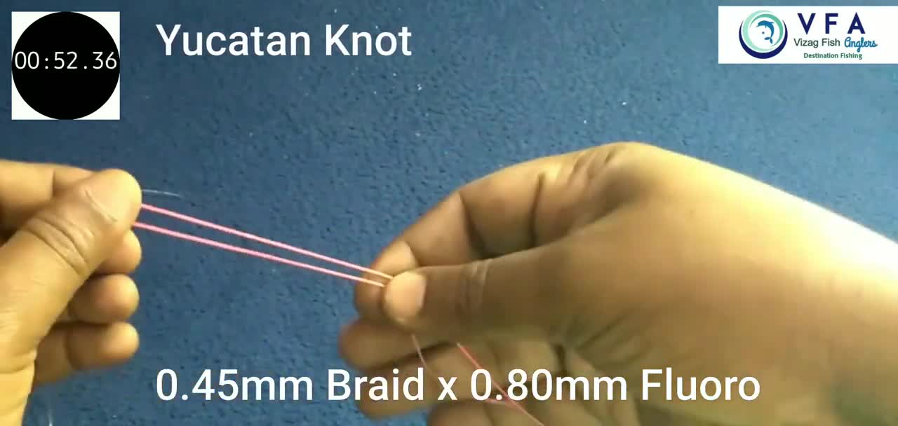 How to tie the Yucatan knot- The best and easiest mono to braid knot