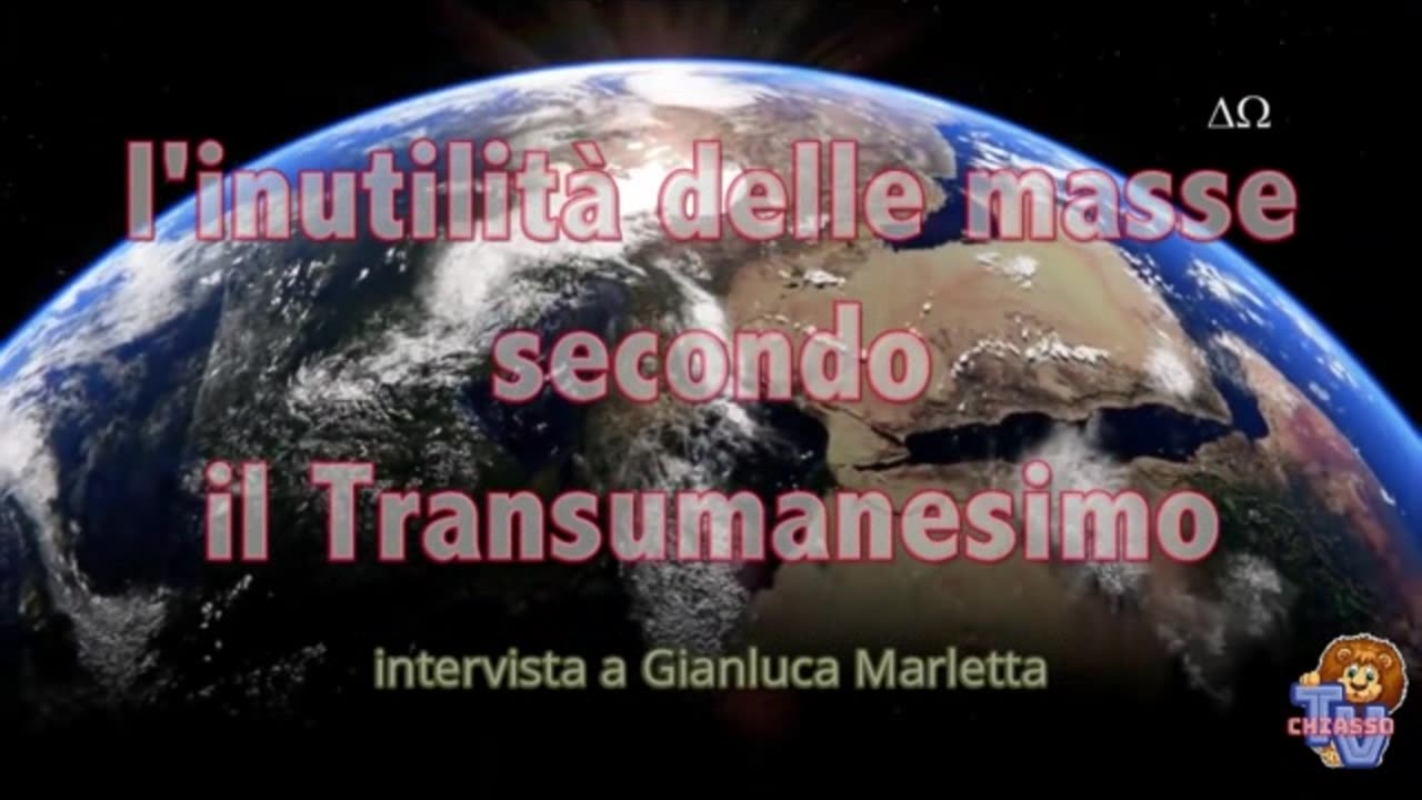 GIANLUCA MARLETTA - TransUmanesimo