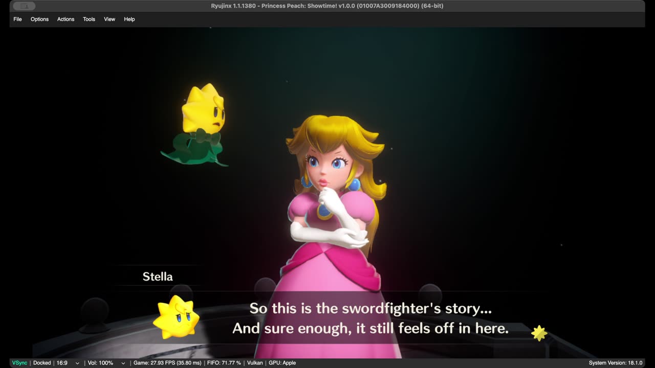 Princess Peach: Showtime! [v1.0.0] | Ryujinx 1.1.1380 (2024/10/19 9:48:05 AM)