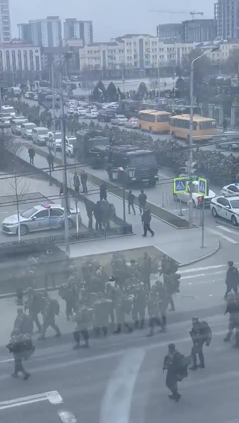 Islamic Chechen forces mobilization in Grozny going to Ukraine