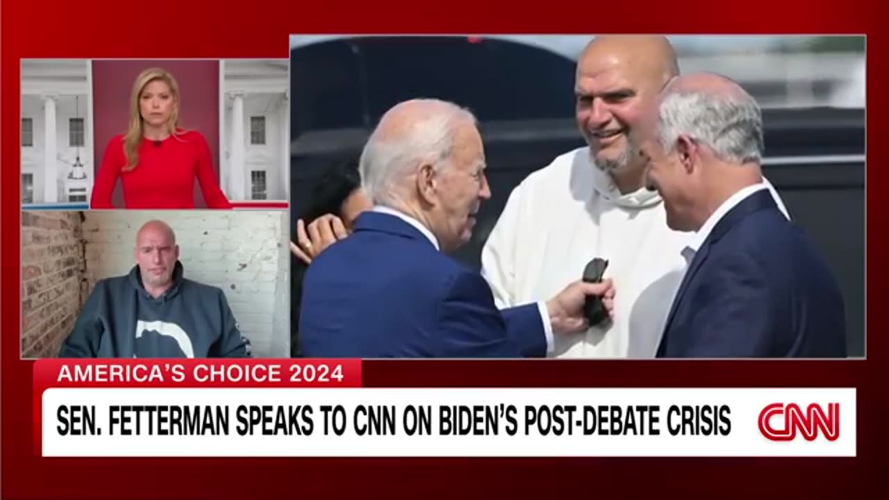 Why John Fetterman is standing by President Biden