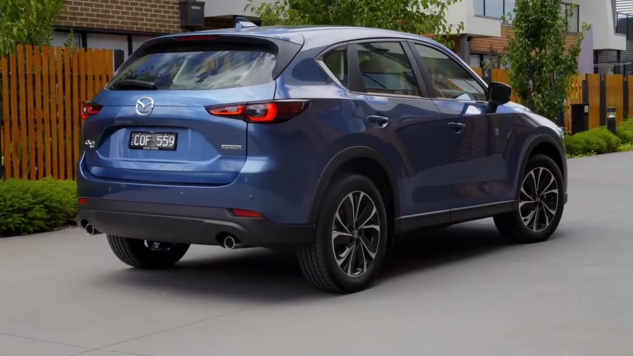 Mazda CX-5 Touring Petrol AWD Exterior Design in Eternal Blue