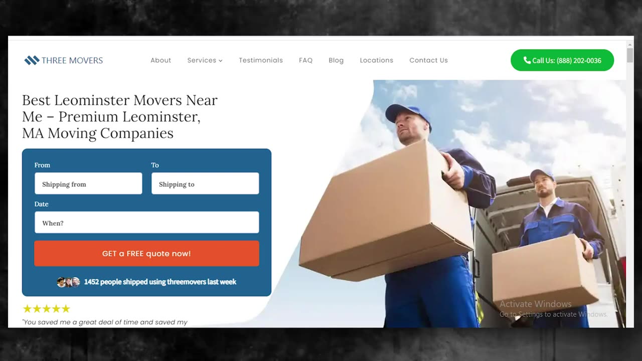 Fast and Affordable Leominster Moving - Leominster's Premier Moving Specialists