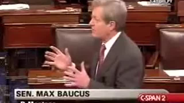 Senator Max Baucus Drunk on Senate Floor (5.38, MUST SEE) m.