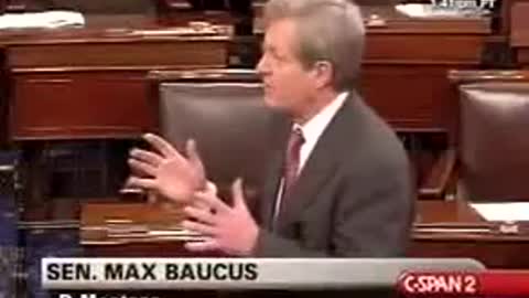 Senator Max Baucus Drunk on Senate Floor (5.38, MUST SEE) m.