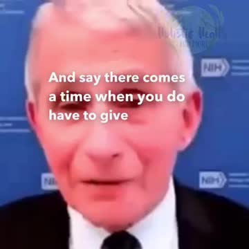 Fauci on Freedom & Personal Freedom