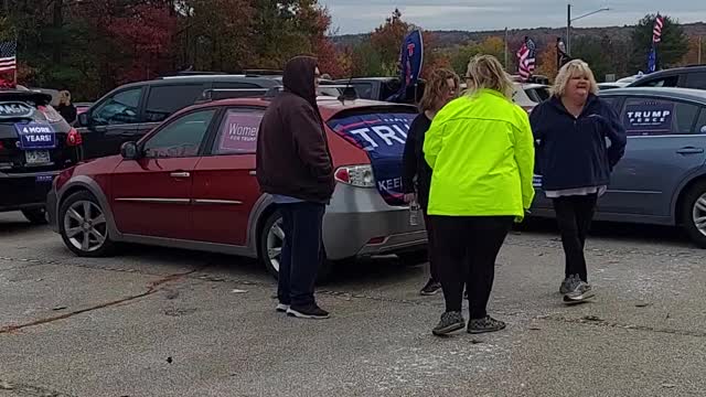 Trump New Hampshire Car Rally