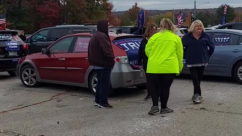 Trump New Hampshire Car Rally