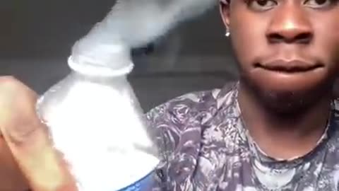 Water bottle smoke