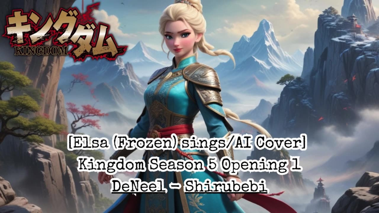 [Elsa (Frozen) sings/AI Cover] Kingdom Season 5 Opening 1 DeNeel - DOUKA