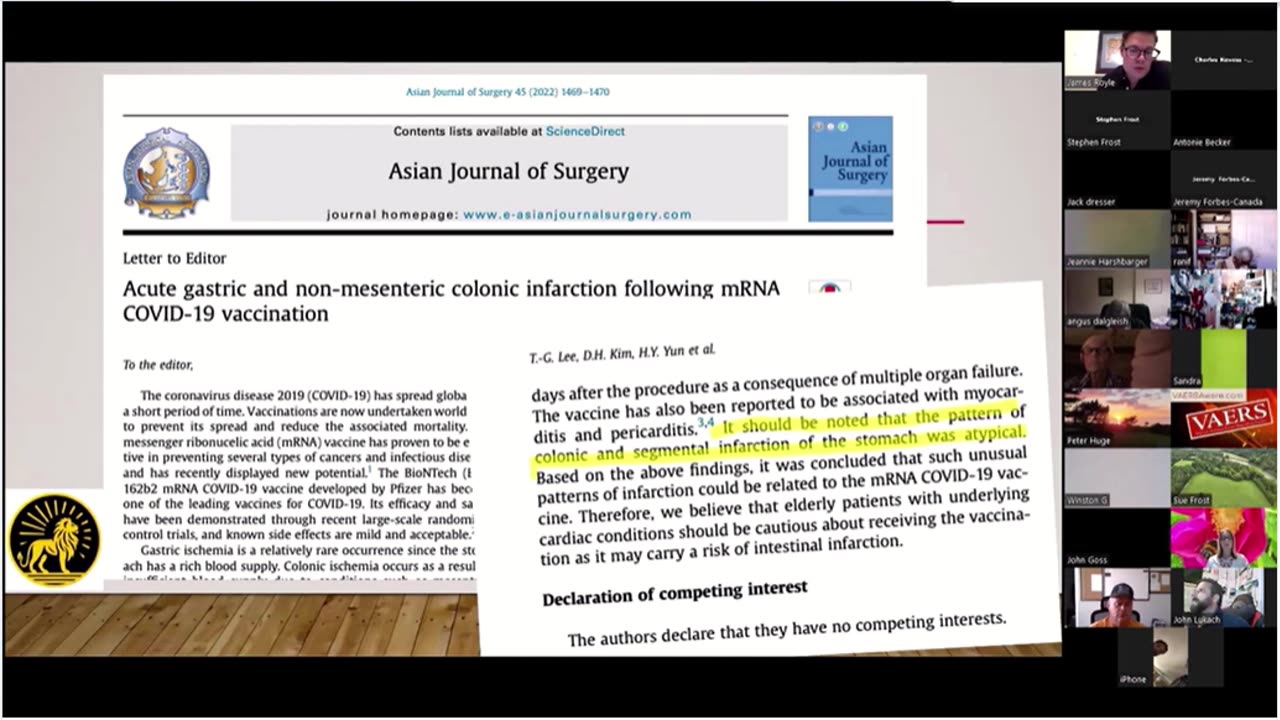 Cancer Surgeon on Clots, Inflammation and Cancer Associated With mRNA | James Royle