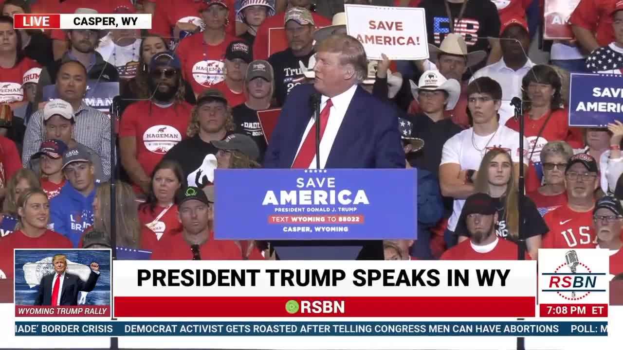 Highlights from Trump's Rally in Casper, WY 5/28/2022