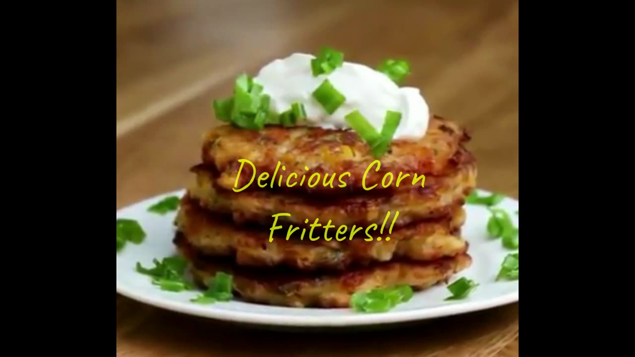 Delicious Homemade Corn Fritters Recipe