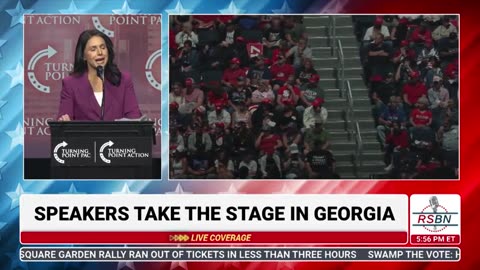 Tulsi Gabbard Turning Point Rally Duluth Georgia 10/23/24