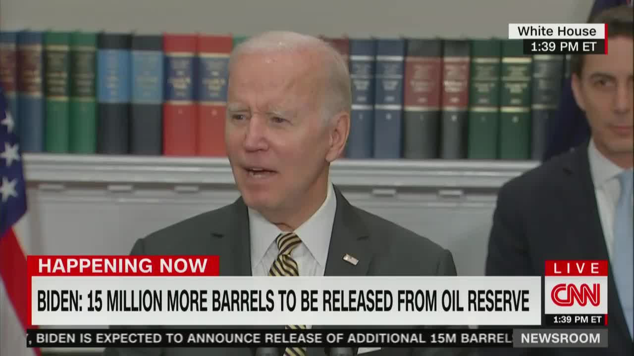 Biden Claims Oil Release Is Not Politically Motivated