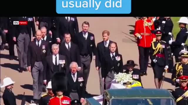 I think she was just looking at his coffin in sadness that was her best friend