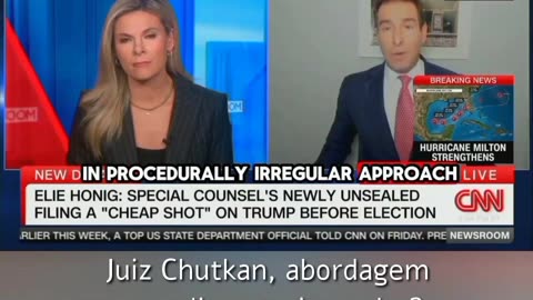 A CNN admitiu que Jack Smith está tentando interferir na eleição.