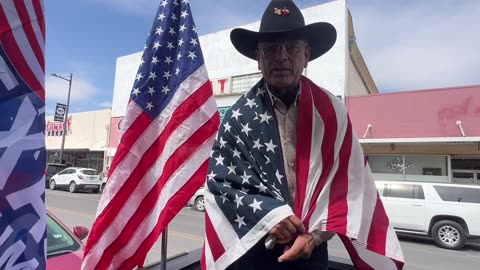 I had a great time speaking with South Texan patriots as they waited for Trump Parade