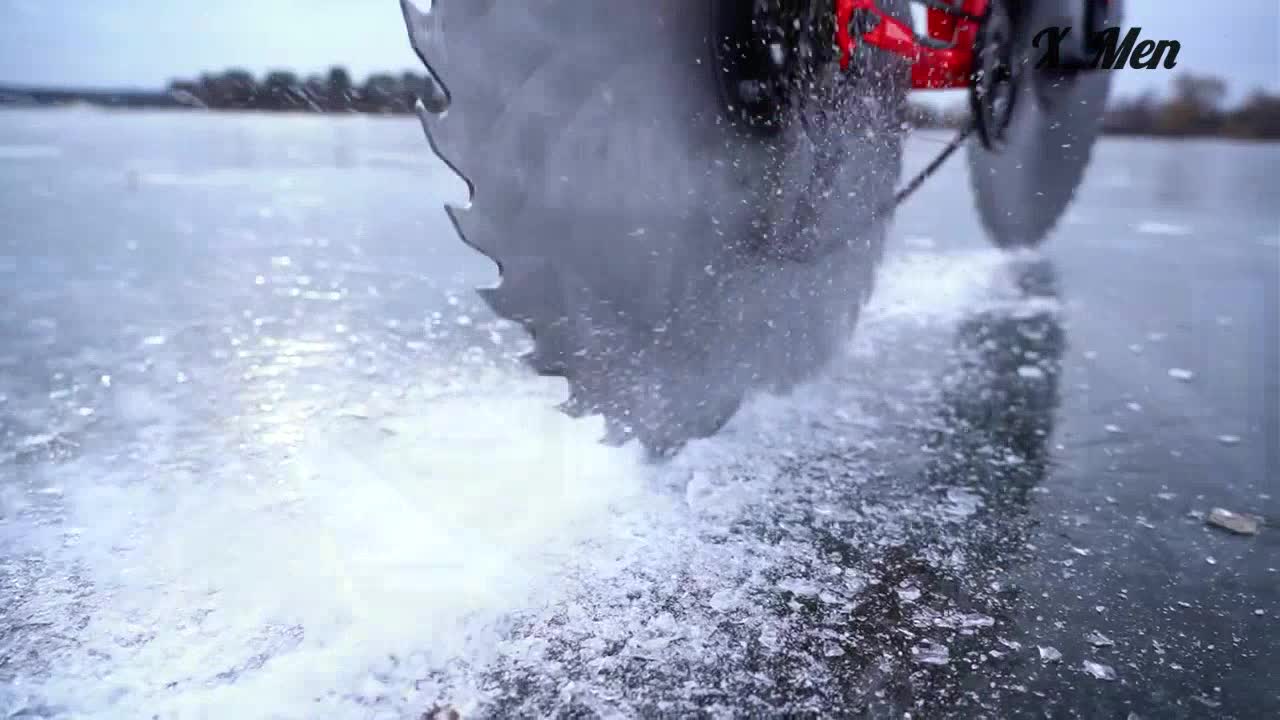 Making a bike that runs on snow professionally is a very nice idea