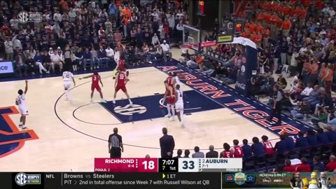 Auburn vs Richmond Highlights | NCAA Men's Basketball