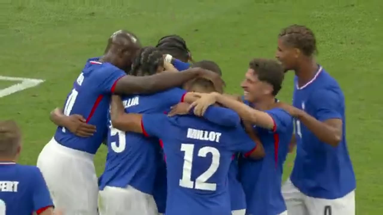 Olympics Men's Football - France vs. USA - Group A (Full Game Highlights 2024