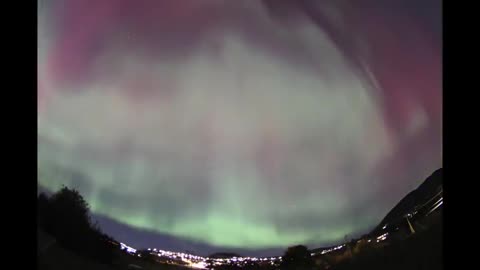 AURORA BOREALIS SOLAR STORM