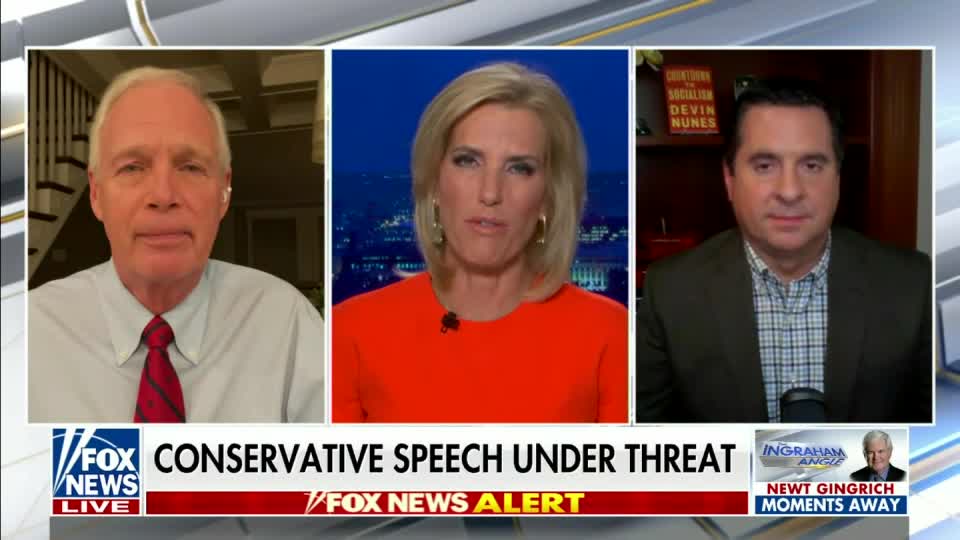 Senator Johnson on The Ingraham Angle 10.5