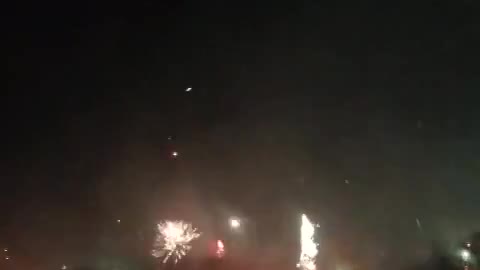 Amazing firework in new year eve