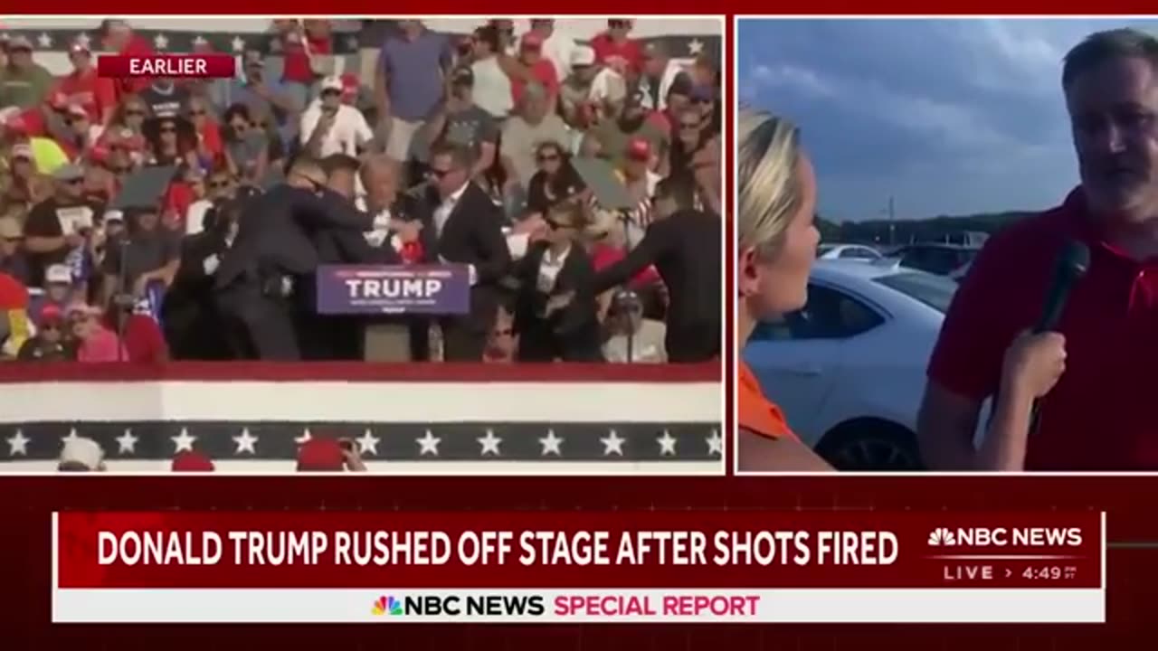 LIVE: Trump Escapes Assassination Attempt, Shooter Neutralized