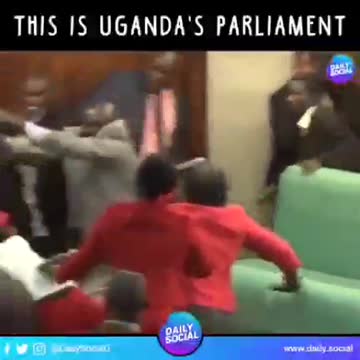 Uganda's Parliament erupts into a Fight!