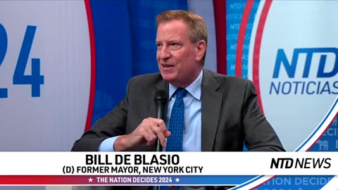 De Blasio Predicts New York Will Be 'Extremely Strong State for Kamala Harris'