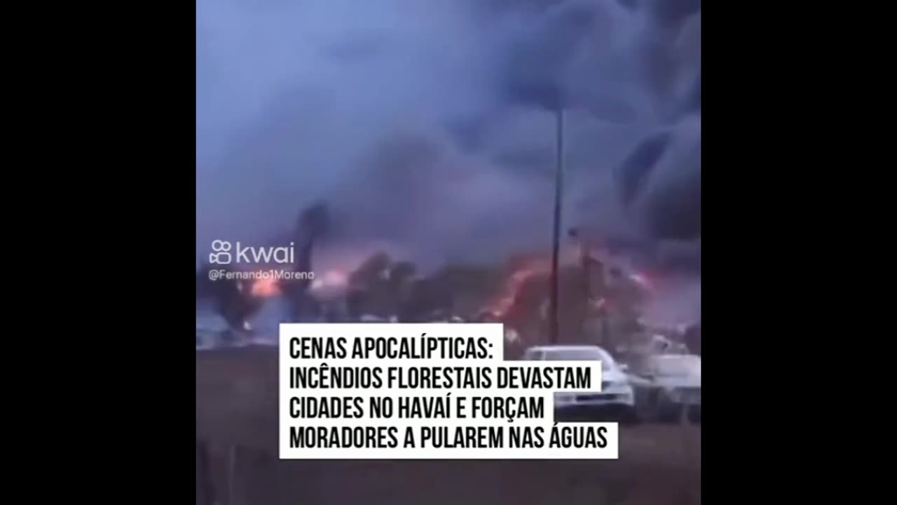 Destruição no Havaí, Céu vermelho no Marrocos, também será no Brasil
