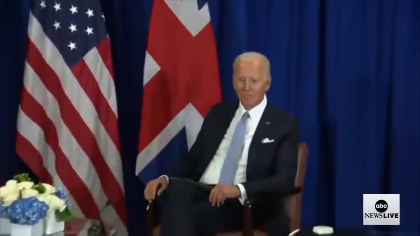 Biden Stares Blankly At Questions From The Press