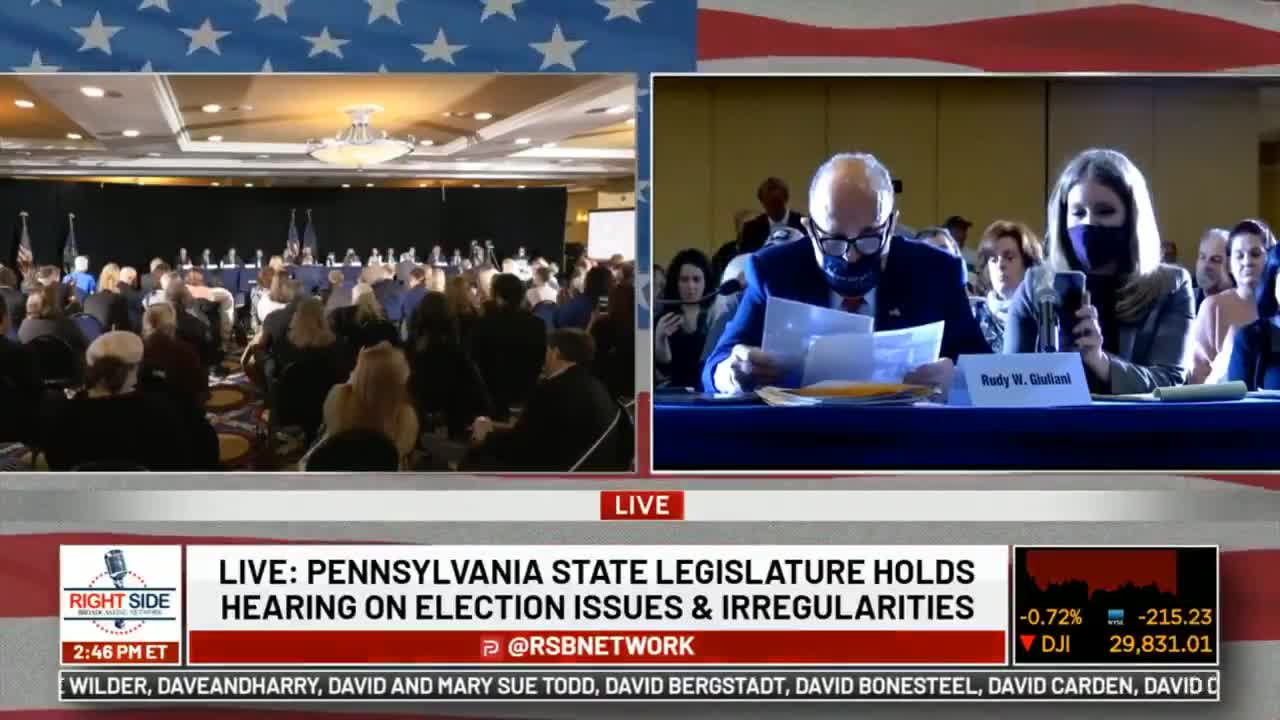 "We Won Easily" - President Trump Calls Into Pennsylvania Legislature Hearing