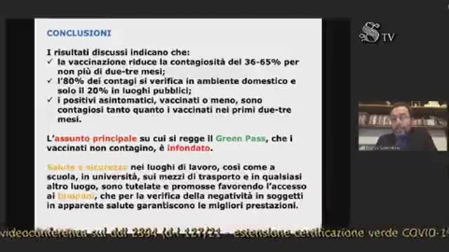 Prof. Cosentino in audizione al Senato - 07/10/21